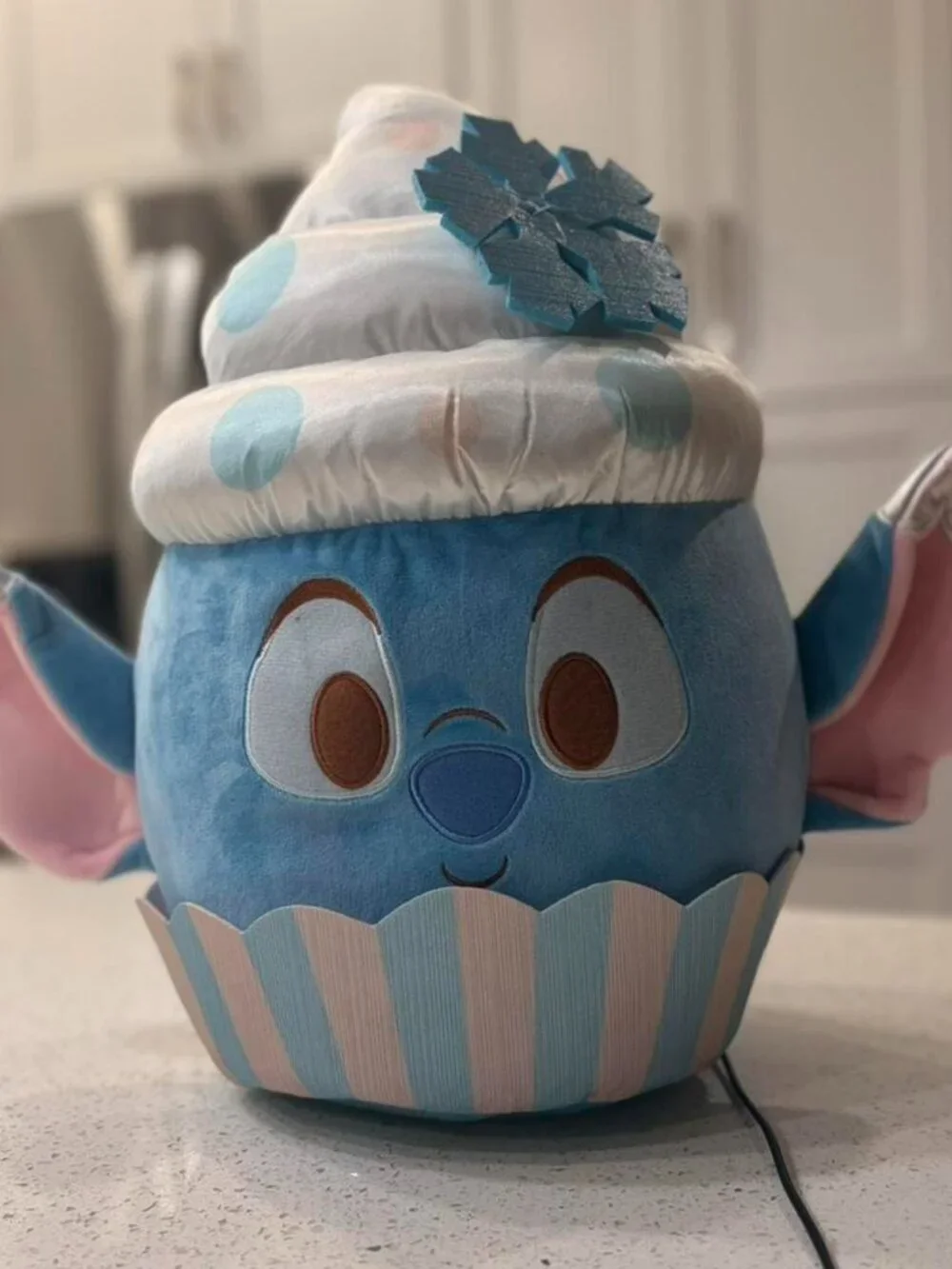 Blue Cupcake Character Plush Stuffed Toy